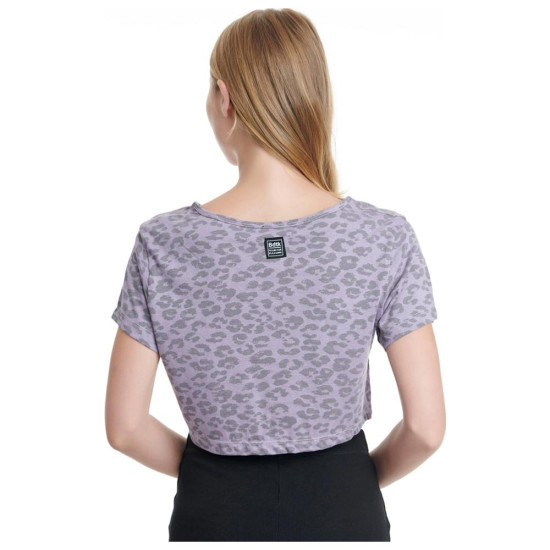 Bodytalk Γυναικεία κοντομάνικη μπλούζα crop